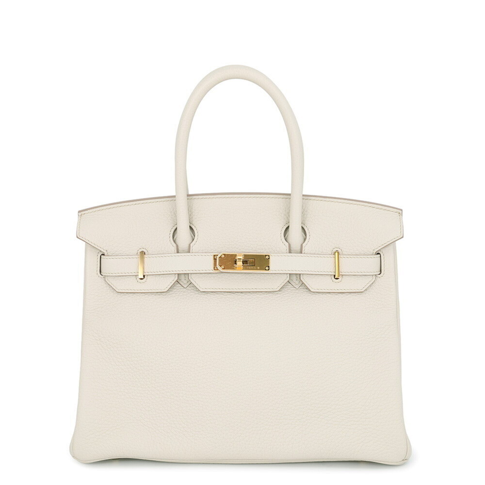 Hermes Birkin 30 Beton Taurillon Clemence A stamp HERMES handbag women's